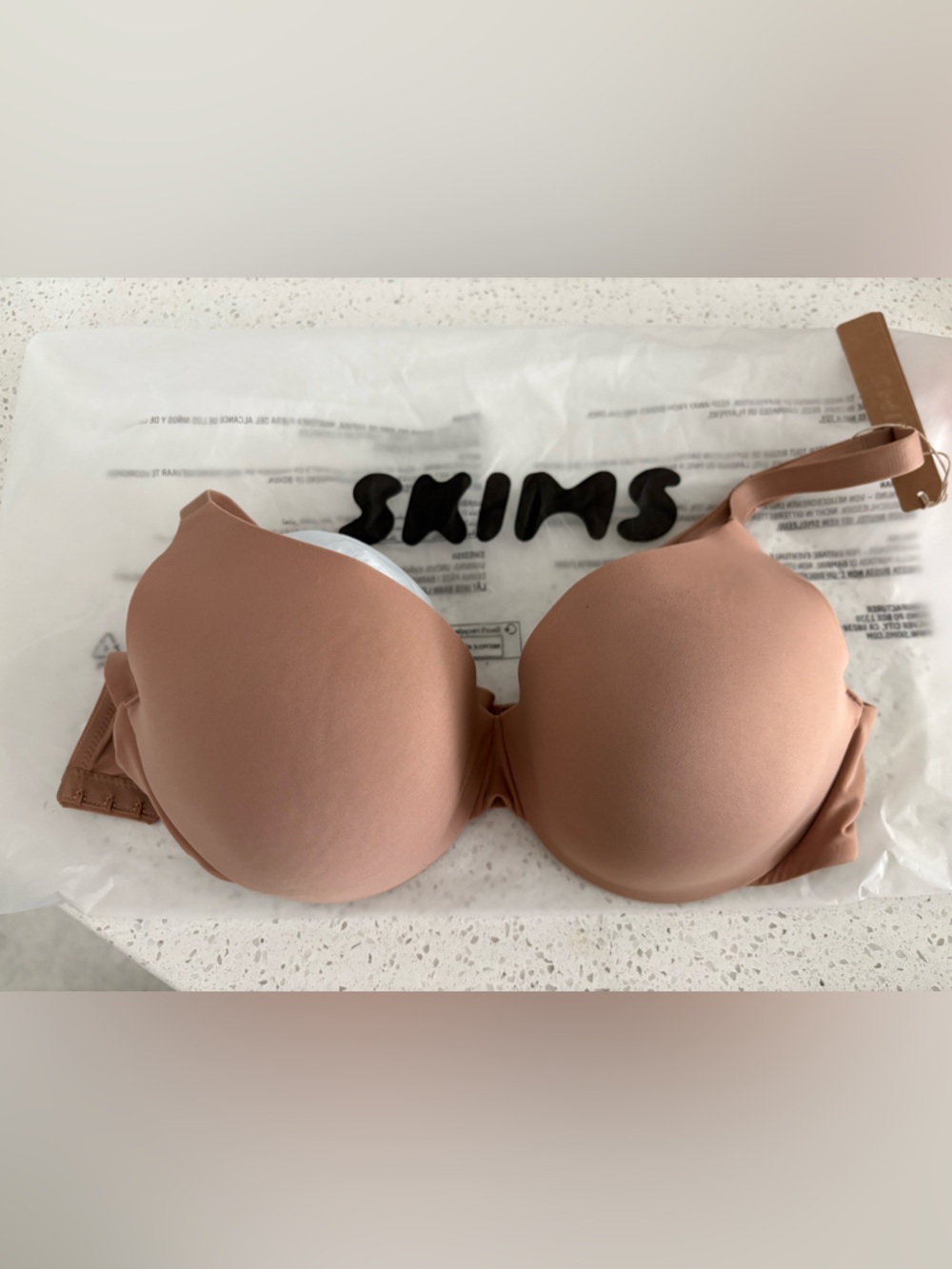 SKIMS Smooth Padded T-Shirt Bra in Dusty Rose